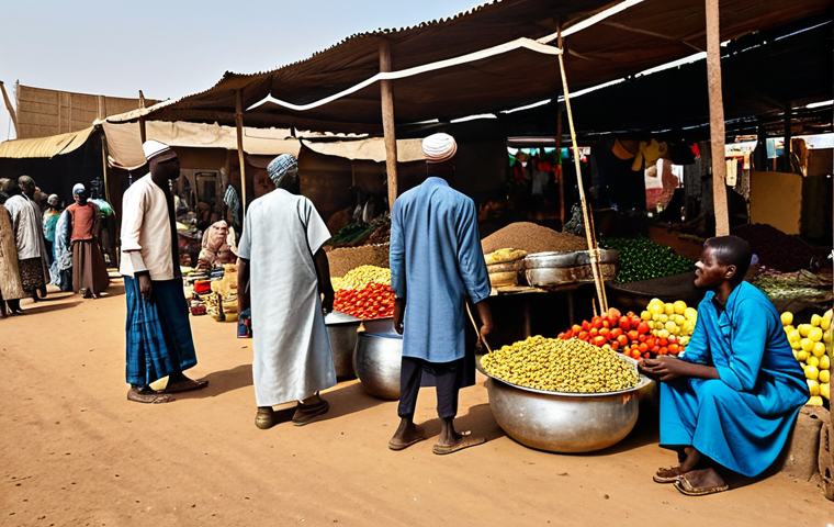 Prompt 1: Cultural Exchange at a Chadian Market**